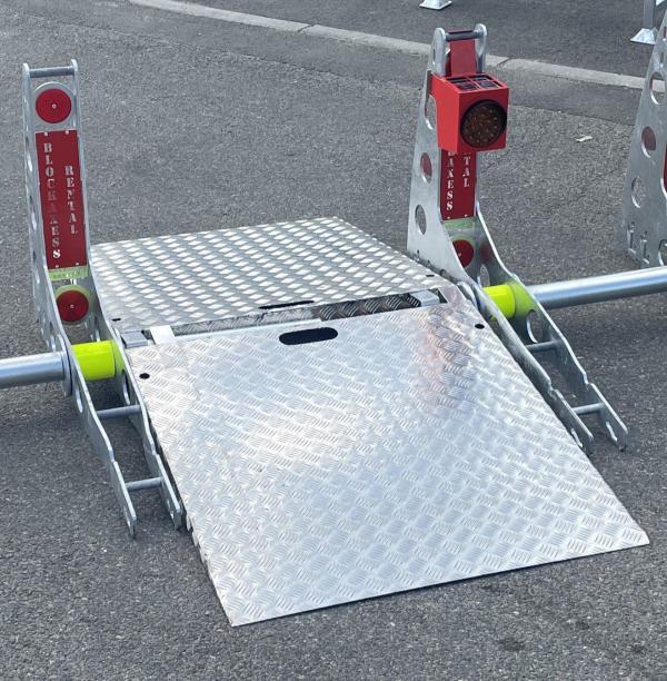 Anti-Vehicle Ramming Barrier ADA Ramp for BLAX barriers- Block Axess